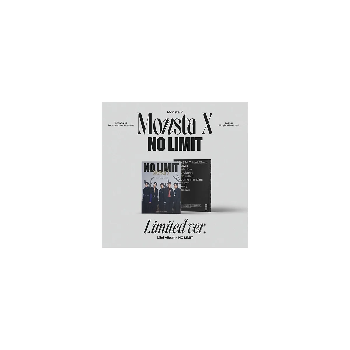 MONSTA X - No Limit (Limited Edition) (10th Mini Album)