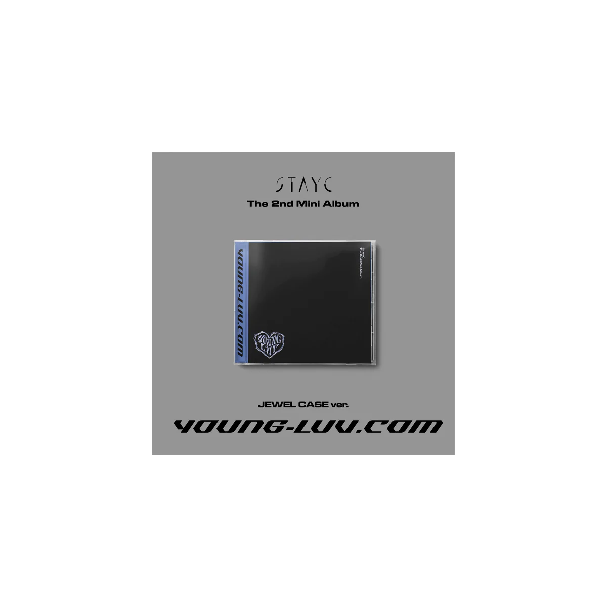 STAYC - 2nd Mini Album : YOUNG-LUV.COM (JEWEL CASE Version)