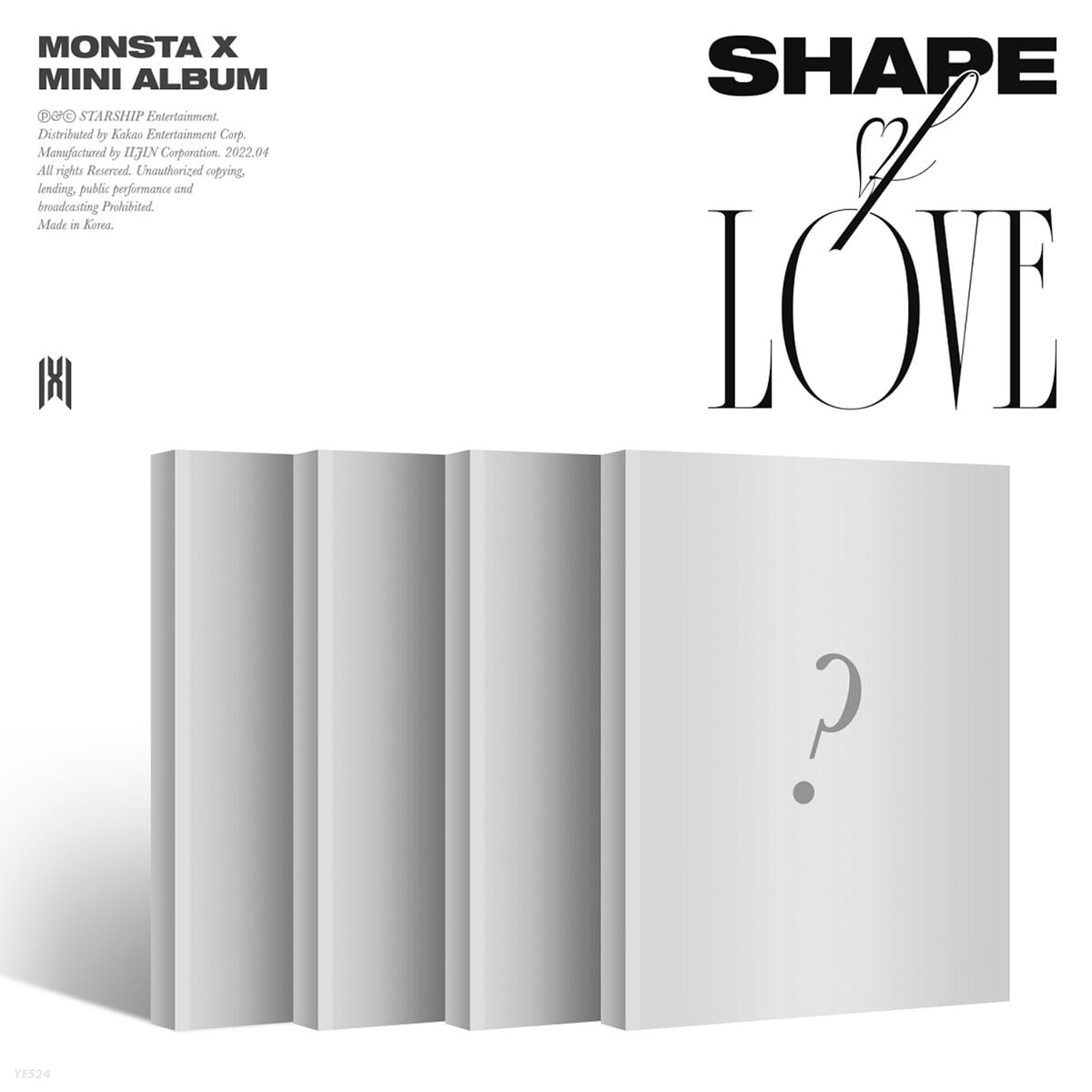 MONSTA X - 11th Mini Album : SHAPE of LOVE MONSTA X - 11th Mini Album : SHAPE of LOVE