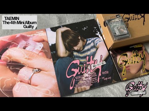 ♡Unboxing Taemin 태민 4th Mini Album Guilty 길티 (Guilty, Rizz, Archive Box, Digipack & SMini Ver.)♡