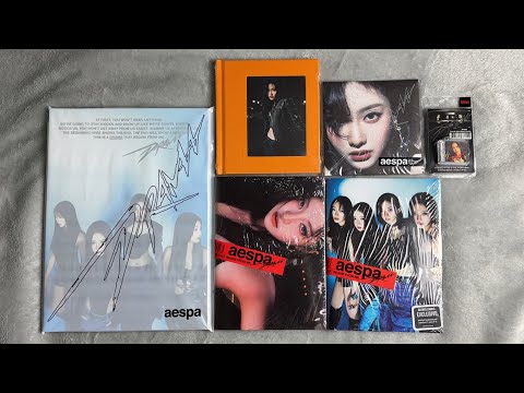 ♡Unboxing aespa 에스파 4th Mini Album Drama 드라마 (Drama, Giant, Sequence, Scene & SMini Ver.)♡