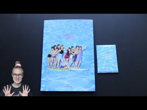 Unboxing TWICE 트와이스 2nd Special Album Summer Nights (Type A Edition)