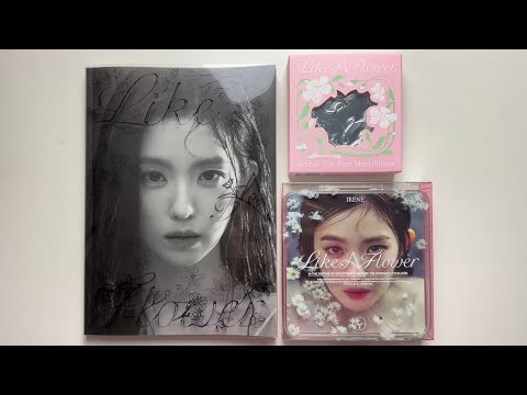 ♡Unboxing Irene 아이린 1st Mini Album Like A Flower (Photobook, Case & Mirror Ver.)♡