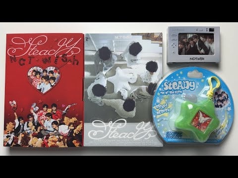 ♡Unboxing NCT Wish 엔시티 위시 1st Mini Album Steady (Photobook, QR & Wichu’s Memory Ver.)♡