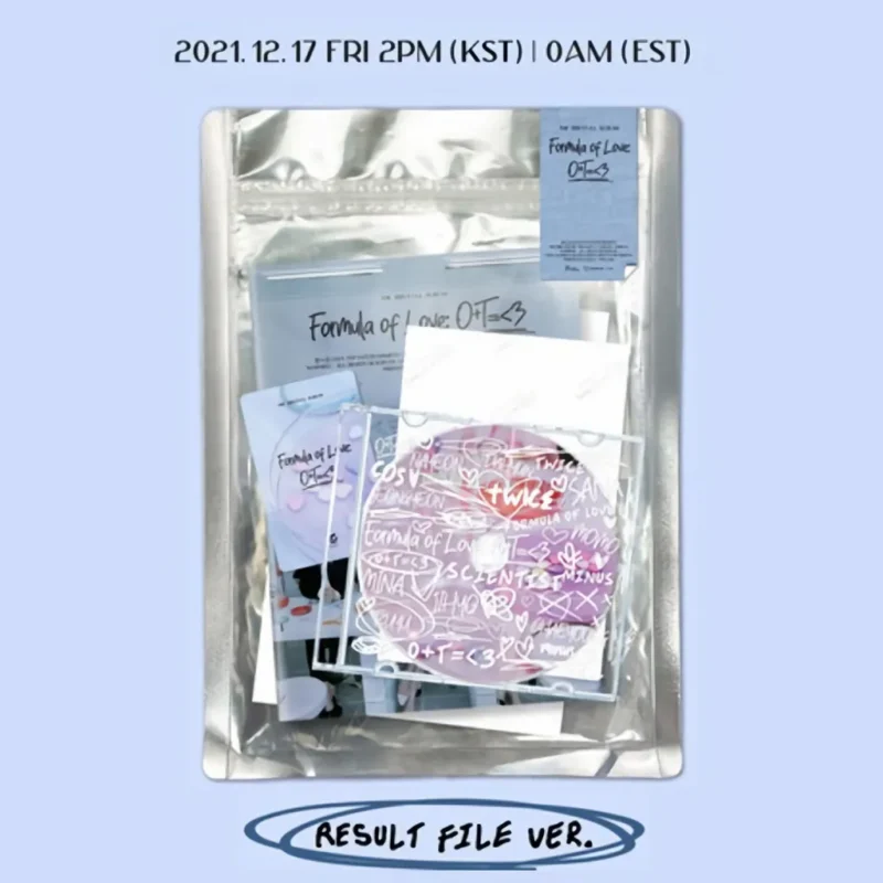 TWICE - Formule de l'Amour : O+T 3 (Version fichier de résultats)