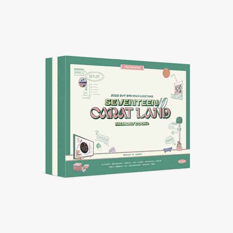 SEVENTEEN - 2022 6TH FAN MEETING: SEVENTEEN in CARAT LAND MEMORY BOOK + DVD