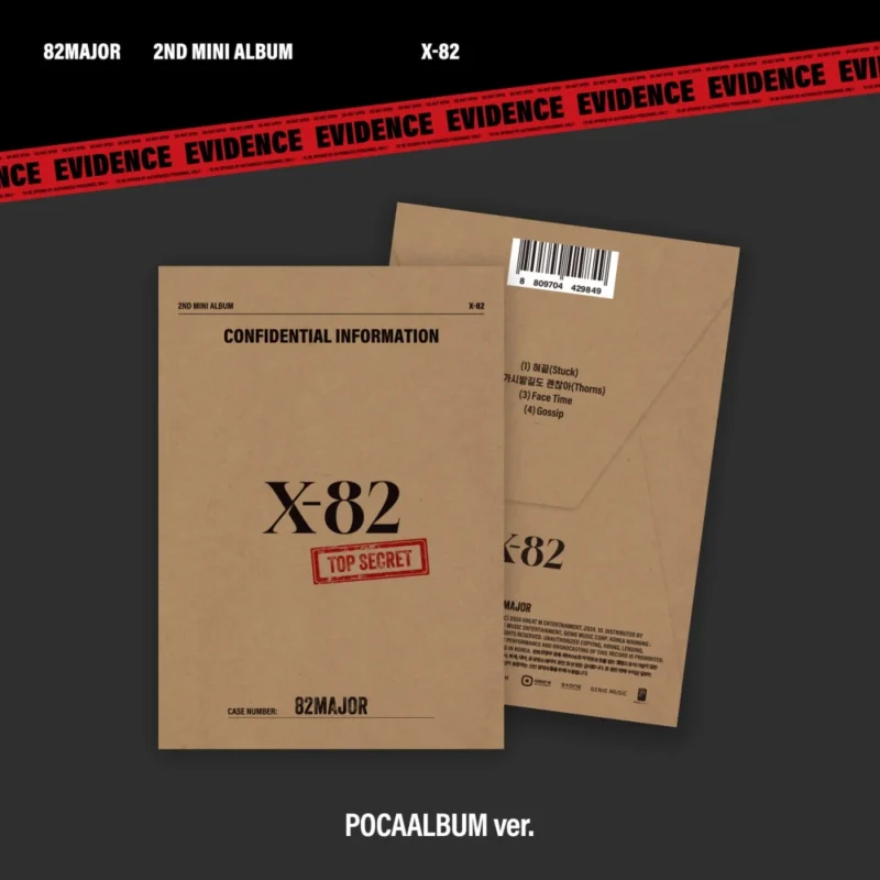 82MAJOR - X-82 (POCAALBUM) (2nd Mini Album)