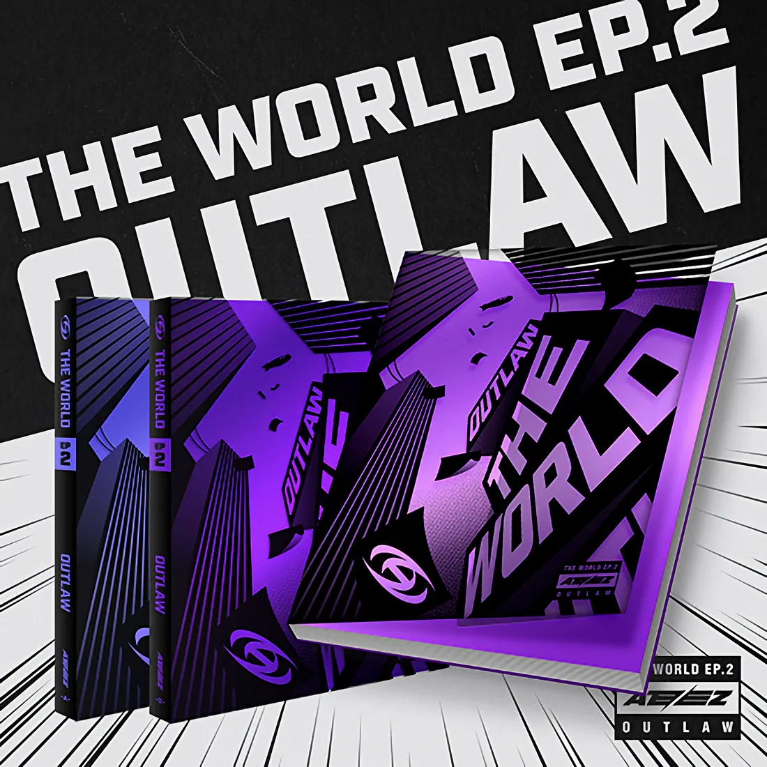 ATEEZ 未開封 ALBUM　OUTLAW　WILL　各 3形態　6枚セット ATEEZ-