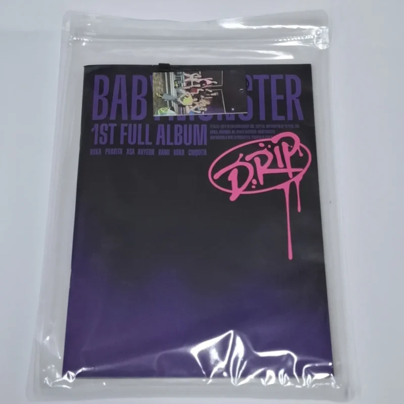 BABYMONSTER - [DRIP] 1. VOLLSTÄNDIGES ALBUM (ZIP-LOCK-Version) Vorderseite
