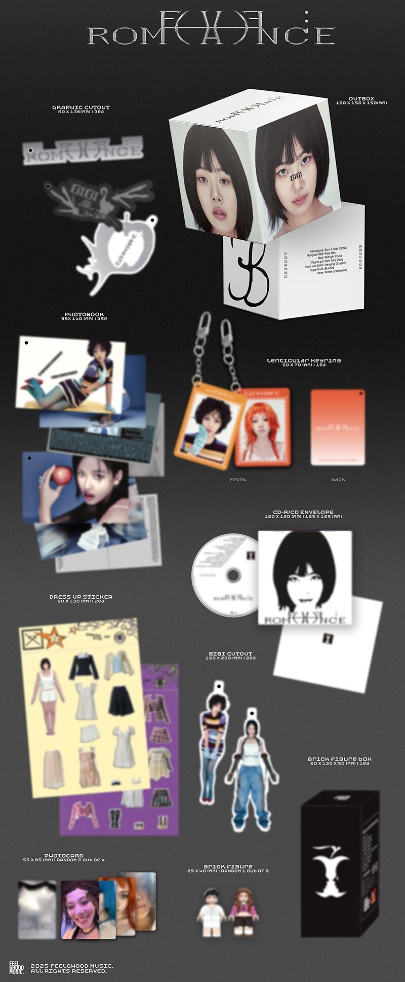 BIBI – EVE:ROMANCE (Sonderversion) (2. Album) Details