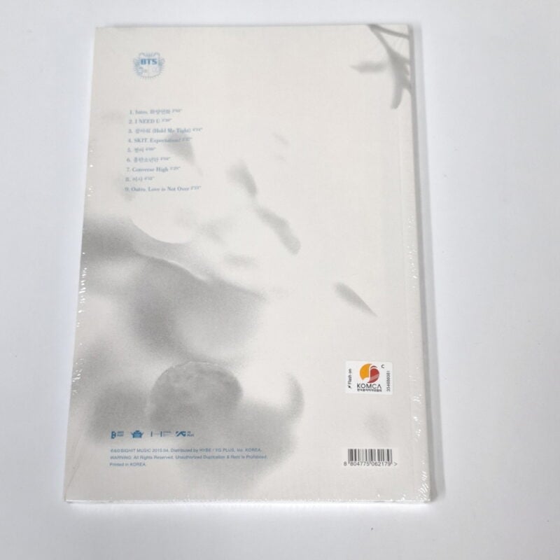 BTS - In the Mood for Love Part 1 (White Version) (3rd Mini Album) back