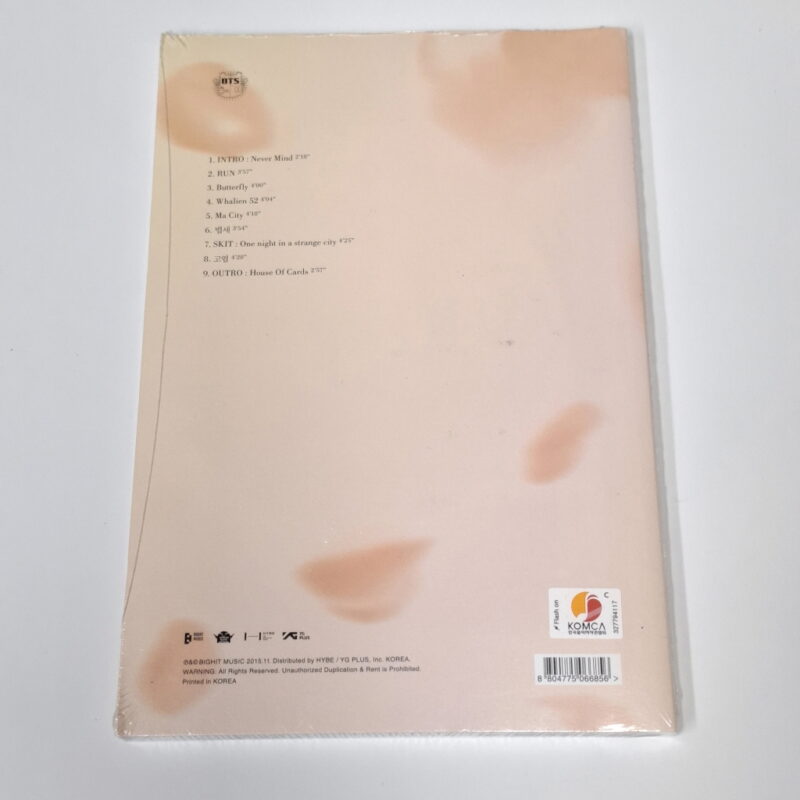 BTS - In the Mood for Love Part 2 (Peach Version) (4th Mini Album) back