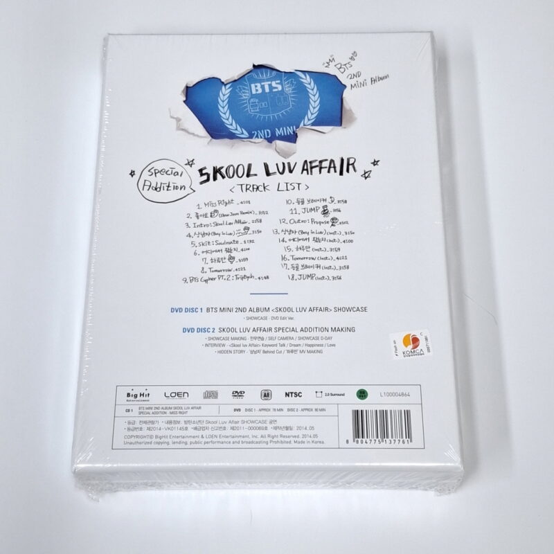 BTS - Skool Luv Affair Special Addition zurück