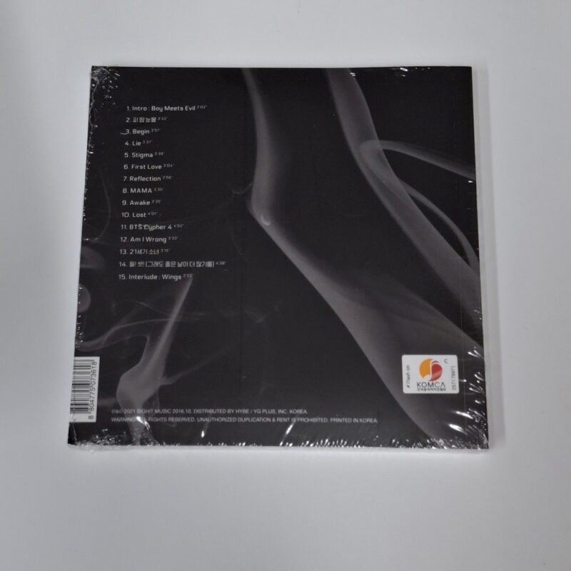BTS - WINGS (2nd Album) back