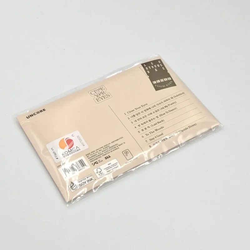 CLOSE YOUR EYES - ETERNALT (POCA ALBUM) (1st Mini Album) back 3