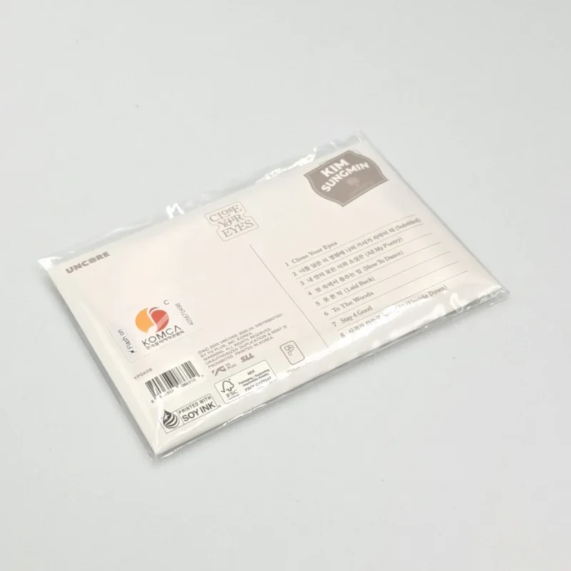 CLOSE YOUR EYES - ETERNALT (POCA ALBUM) (1st Mini Album) back 4