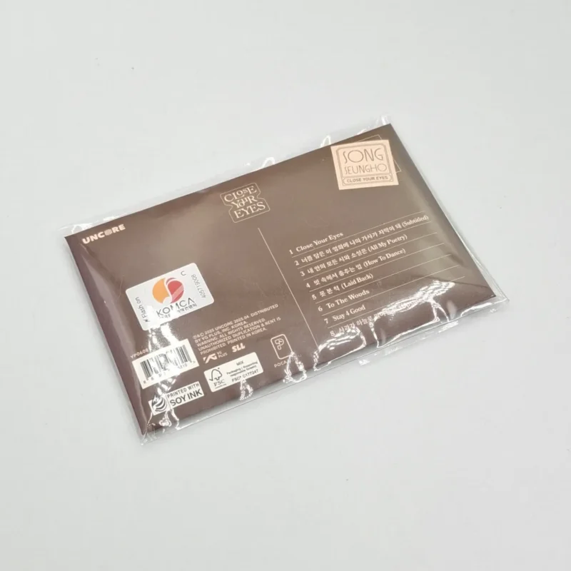 CLOSE YOUR EYES - ETERNALT (POCA ALBUM) (1st Mini Album) back