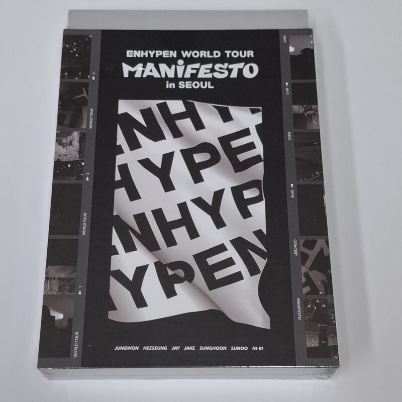 ENHYPEN - WORLD TOUR 'MANIFESTO' in SEOUL DVD front