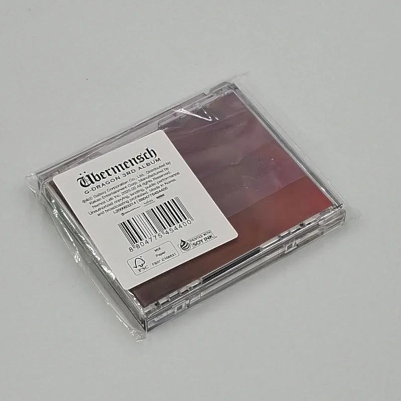 G-DRAGON - Übermensch (MINI JEWEL NFC version) (3rd Album) front back