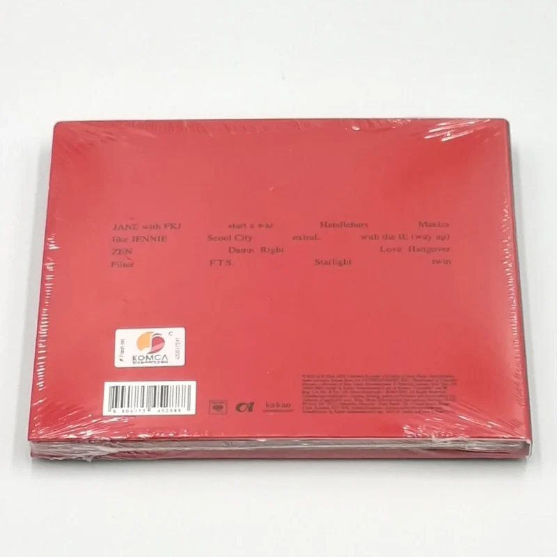 JENNIE - Ruby (CD Digipack) (1st Studio Album) back