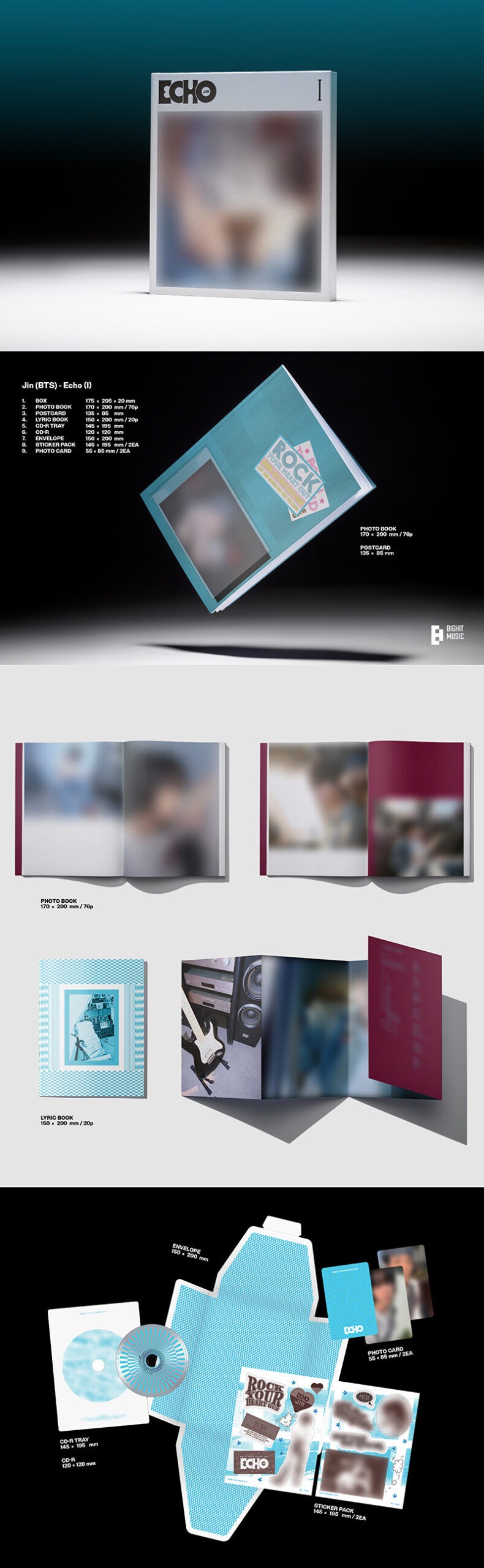 JIN (BTS) - Echo (2nd Mini Album) 2 JINBTS Echo 2nd Mini Album scaled