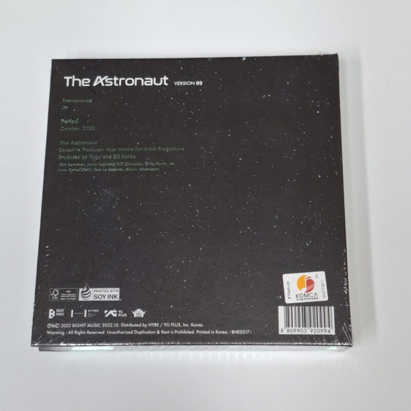 Jin (BTS) - The Astronaut (01 Version) back