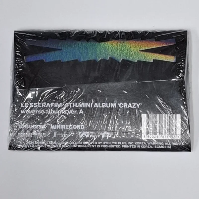 LE SSERAFIM - CRAZY (weverse albums version A) (4e Mini Album) retour