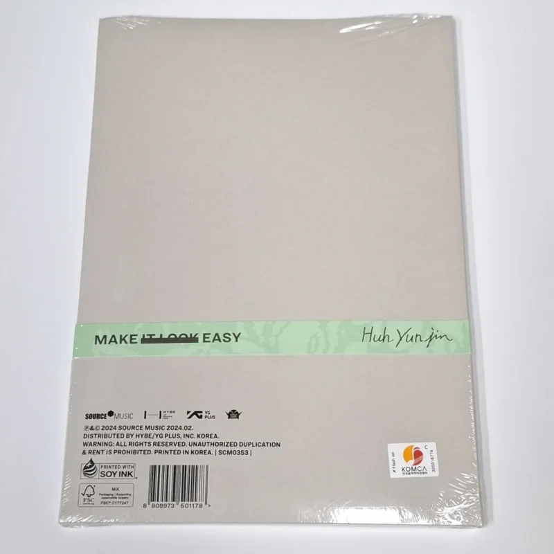LE SSERAFIM - EASY (COMPACT Version) (3rd Mini Album) back 1
