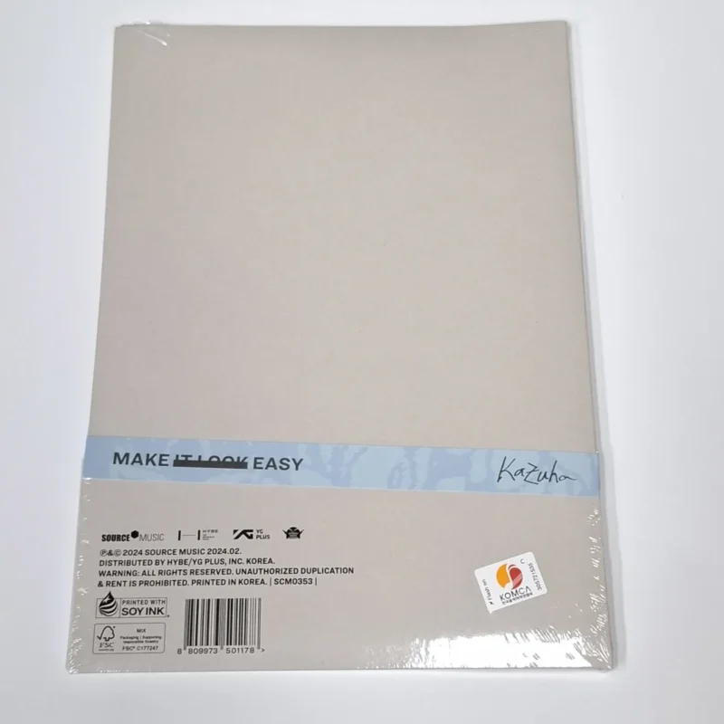 LE SSERAFIM - EASY (COMPACT Version) (3rd Mini Album) back 2