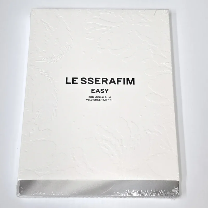 LE SSERAFIM - EASY (Version 3 SHEER MYRRH) (3rd Mini Album) front