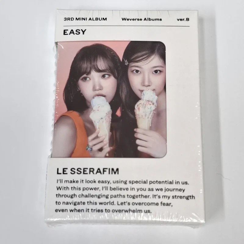 LE SSERAFIM - EASY (Weverse Albums Version B SINGLE) (3rd Mini Album)