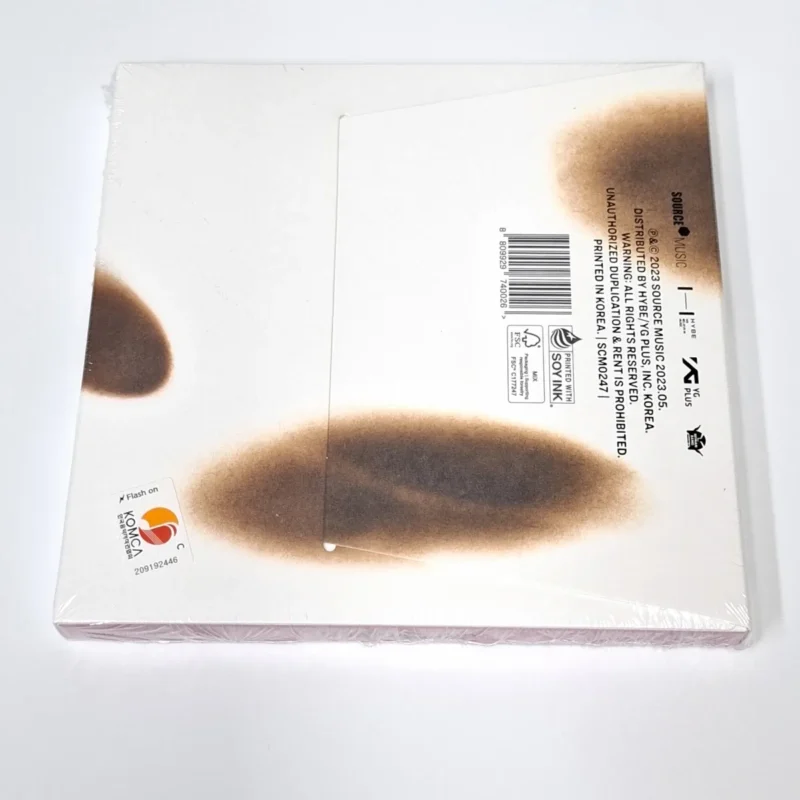 LE SSERAFIM - UNFORGIVEN (COMPACT, TANNED PINK version) (1st Studio Album) back