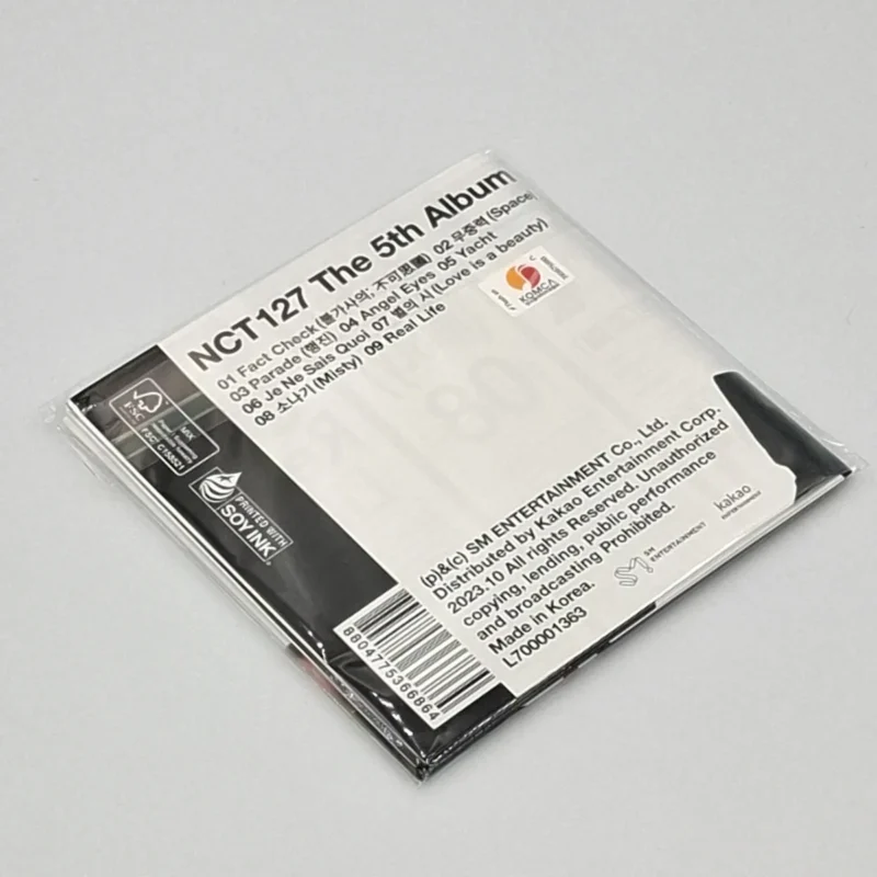 NCT 127 - Fact Check (Exhibit Version) (5th Album) back