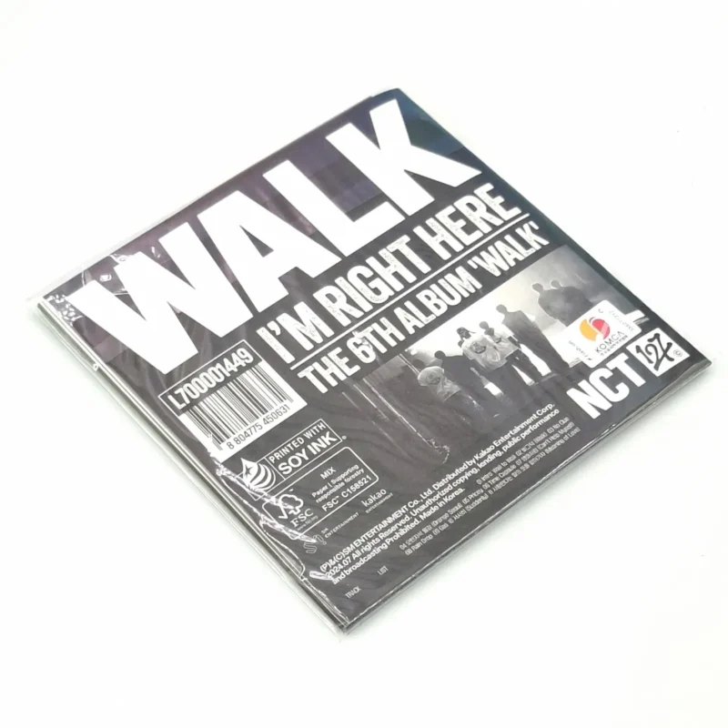 NCT 127 - WALK (Poster Version) (6th Album) back