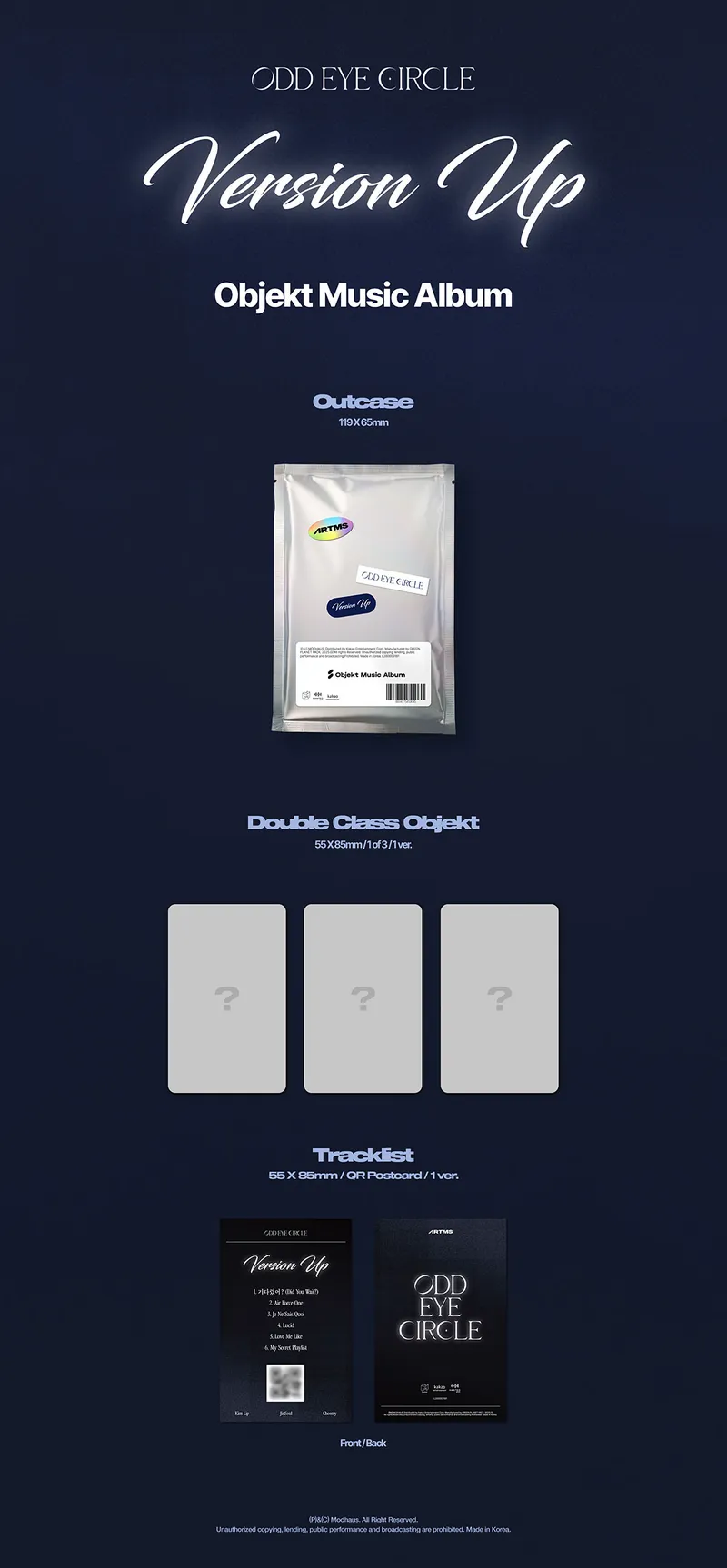 ODD EYE CIRCLE - Version Up (Objekt Music Album version) details