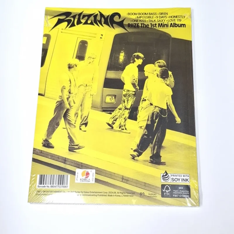 RIIZE - RIIZING (Photo Book Version) (1st Mini Album) back