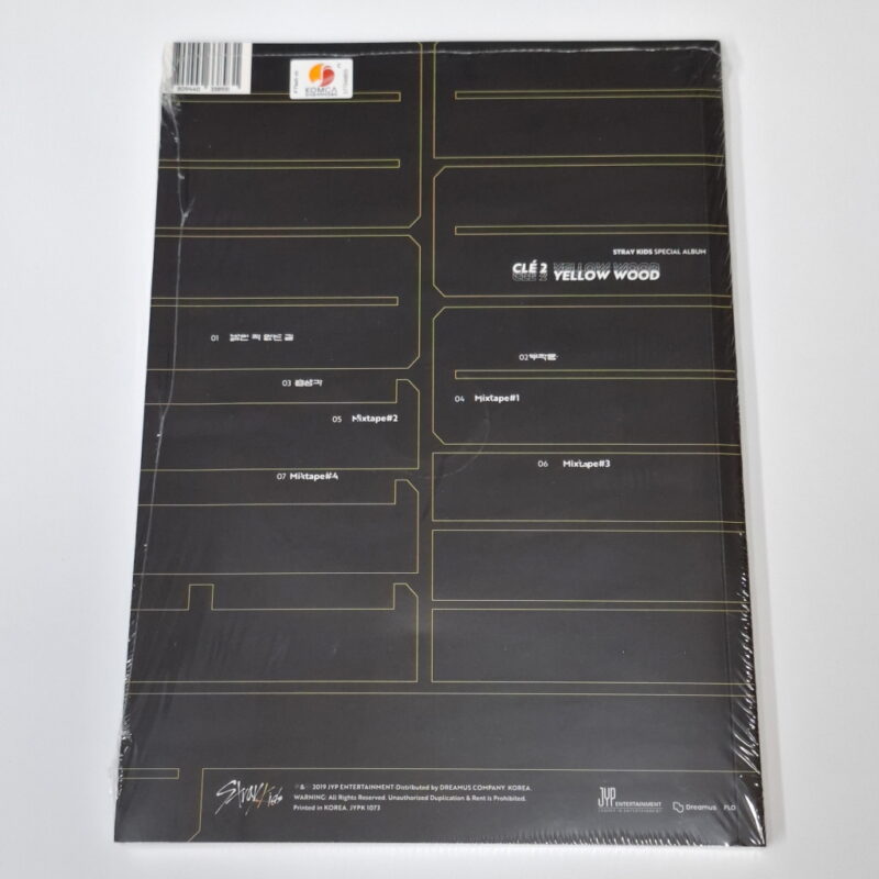 Stray Kids - Clé 2 Yellow Wood (Normal Edition, Cle 2 version) back
