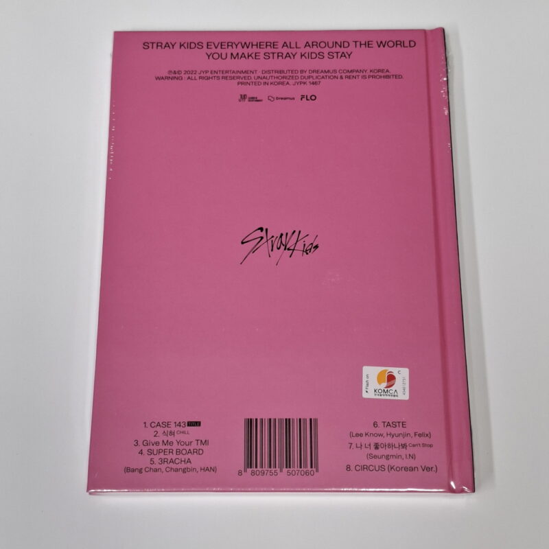 Stray Kids - MAXIDENT Mini Album (T-CRUSH Version, Standard Edition) back