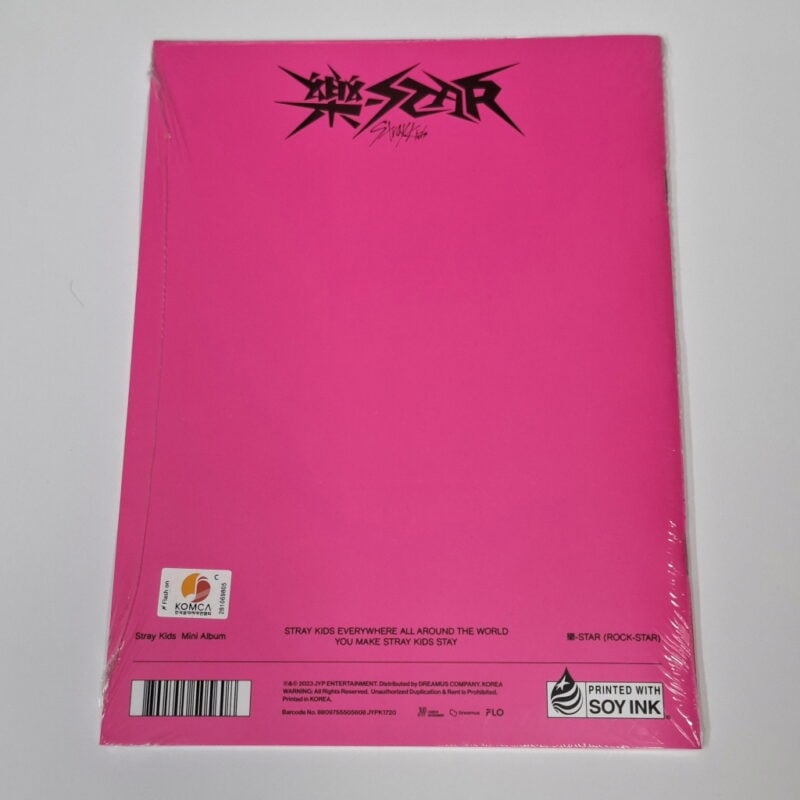 Stray Kids - 樂-STAR (Rock Star) (HEADLINER VERSION) (Mini Album) back