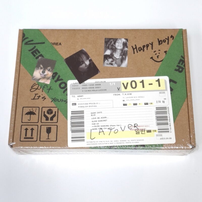 V (BTS) - Layover (Green Version) front