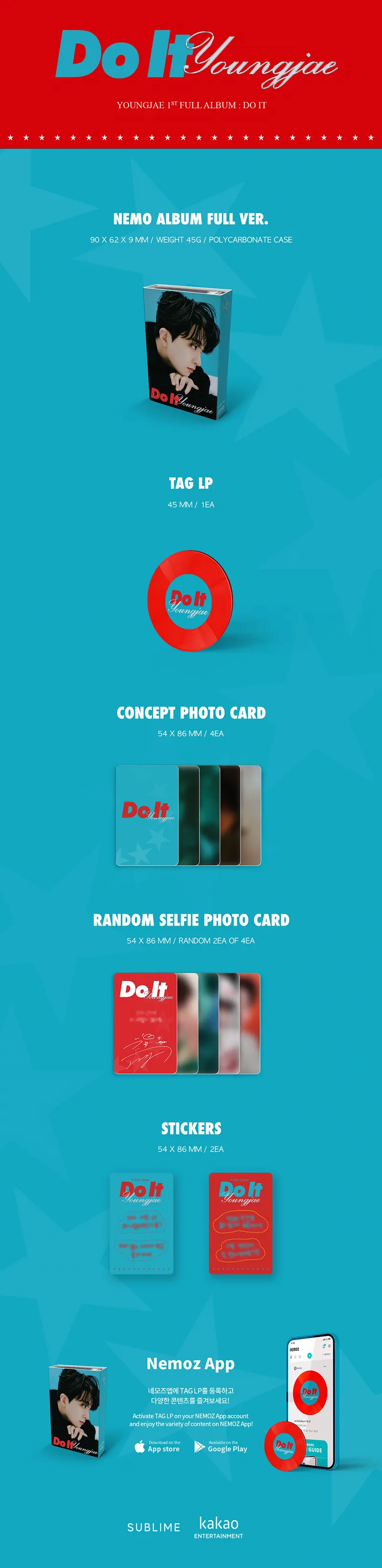 YOUNGJAE - 1st Album Do It (NEMO) 2 YOUNGJAE - 1st Album Do It (NEMO) details