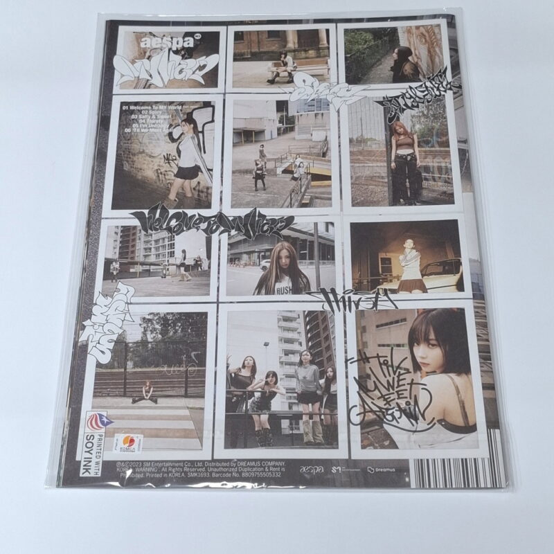 aespa - MY WORLD (Tabloid Version) (3rd Mini Album) back