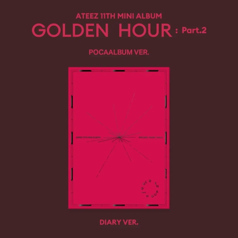 ATEEZ - GOLDEN HOUR : Part.2 (POCAALBUM DIARY VERSION) (11th Mini Album)