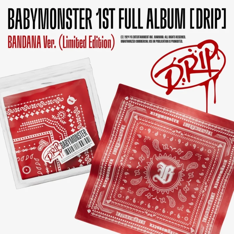 BABYMONSTER - [DRIP] (BANDANA Version, Limited Edition) (1st Album)