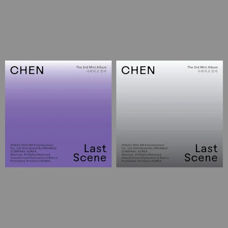 CHEN - 3rd Mini Album Last Scene (Photo Book Version)