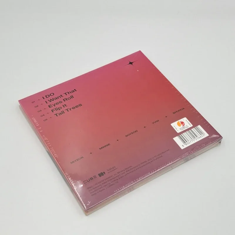(G)I-DLE - HEAT (DIGIPAK - Group Version) (Special EP 01) back