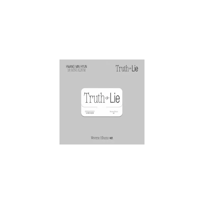 HWANG MIN HYUN - 1st MINI ALBUM Truth or Lie (Weverse Albums ver.)