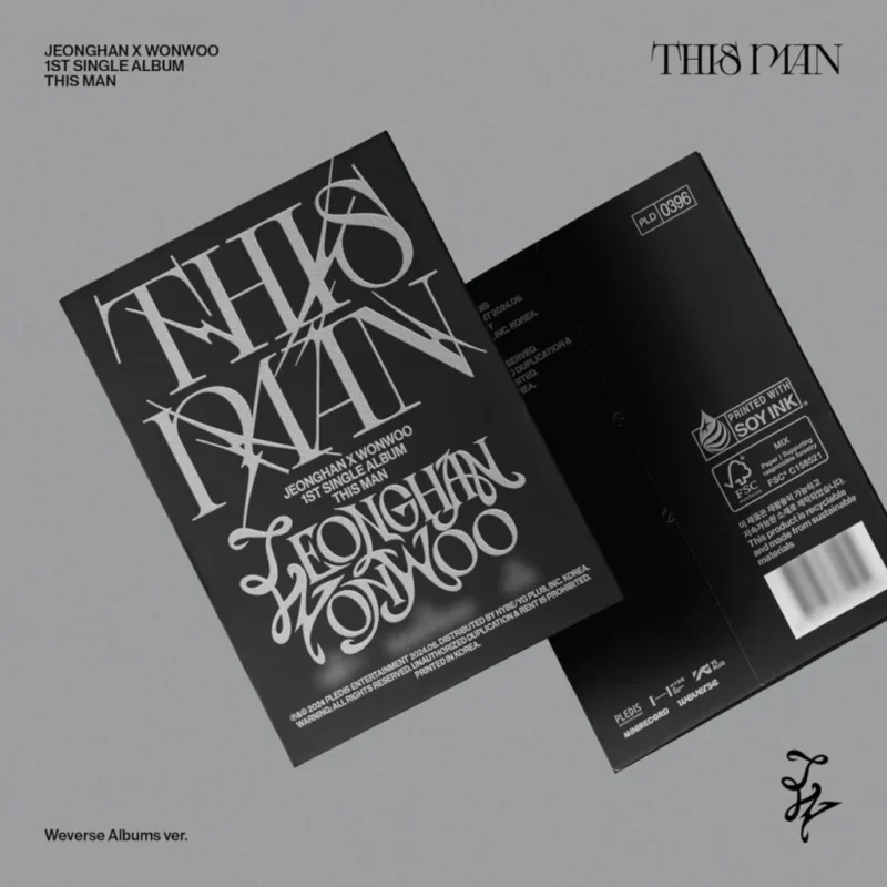 JEONGHAN X WONWOO - THIS MAN (Weverse Albums Version) (1st Single Album)
