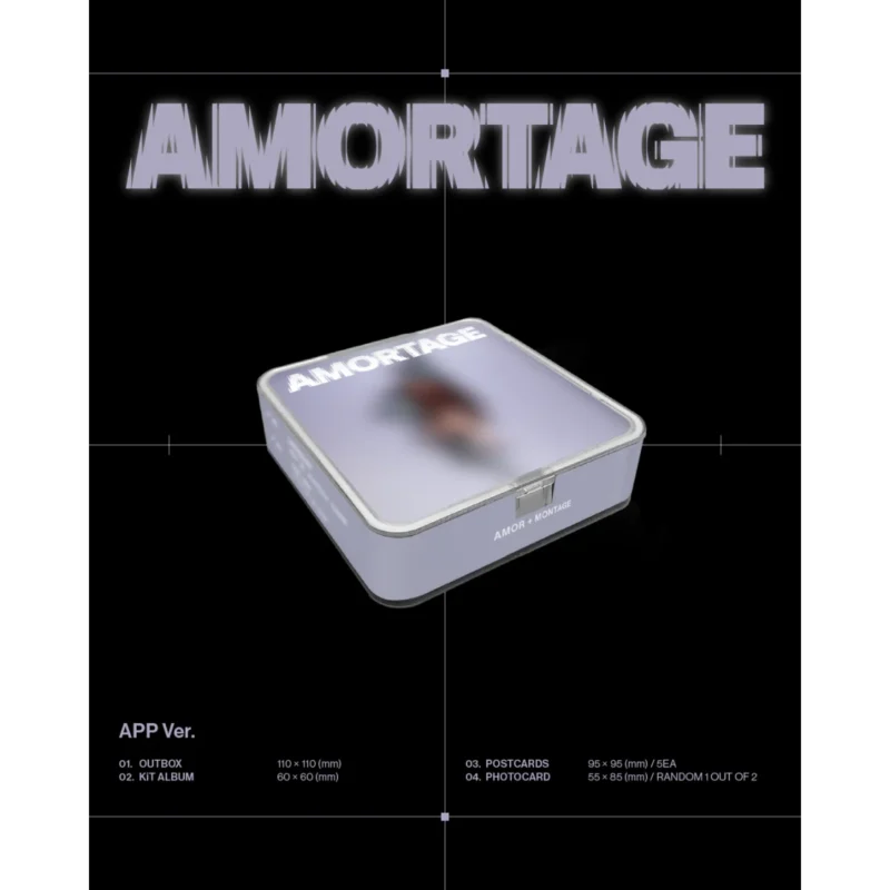 JISOO - AMORTAGE (APP Ver) (Mini Album)