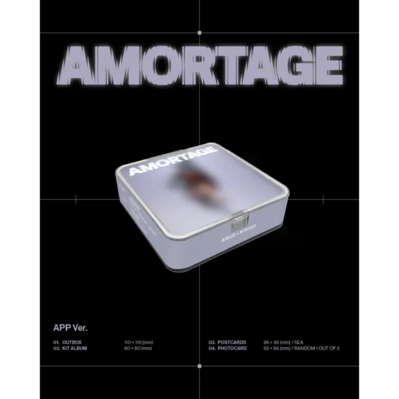 JISOO - AMORTAGE (APP Ver) (Mini Album)